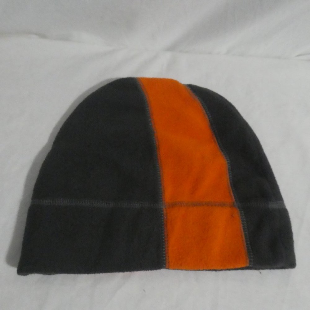 CHILDREN'S PLACE | 8-14 years | Grey and Orange Fleece Hat | NWOT
